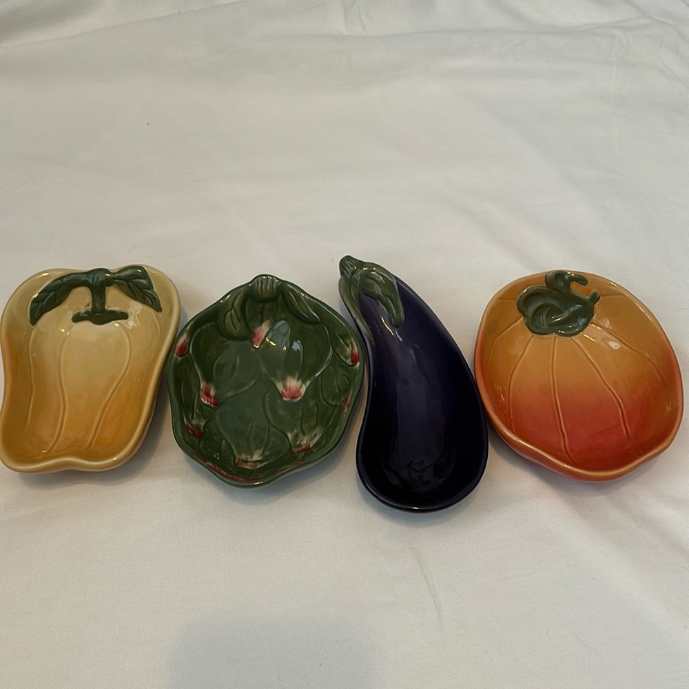 Williams Sonoma Jardin Potager dipping bowls set of 4